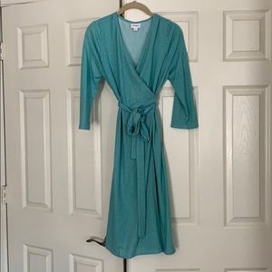 🌴3/$25🌴 LuLaRoe Michelle Wrap Dress Size M NWOT